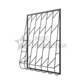 Решетка на окно сварная дутая 2-8